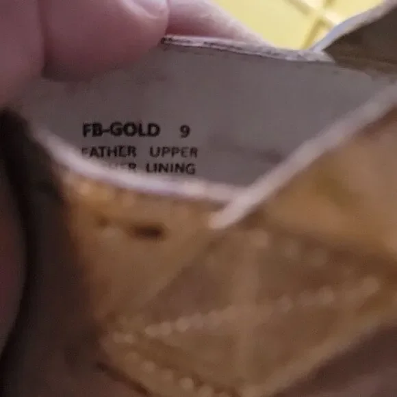 Freebird By Steven Gold Brown Leather Women's Ankle Boots - Picture 12 of 12